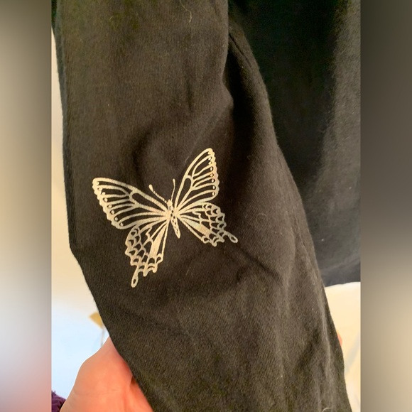 Vans Women’s Butterfly Long Sleeve T-shirt sz M - Picture 3 of 4